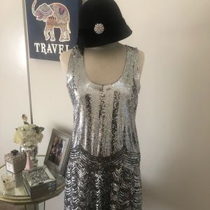 Michael Kors Sequined slip dress